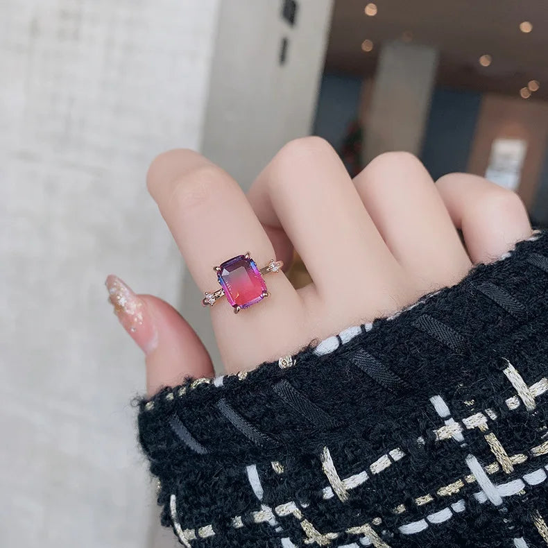 Korean Crystal Rings