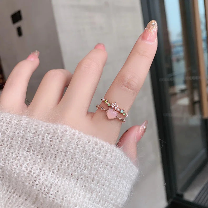 Korean Crystal Rings