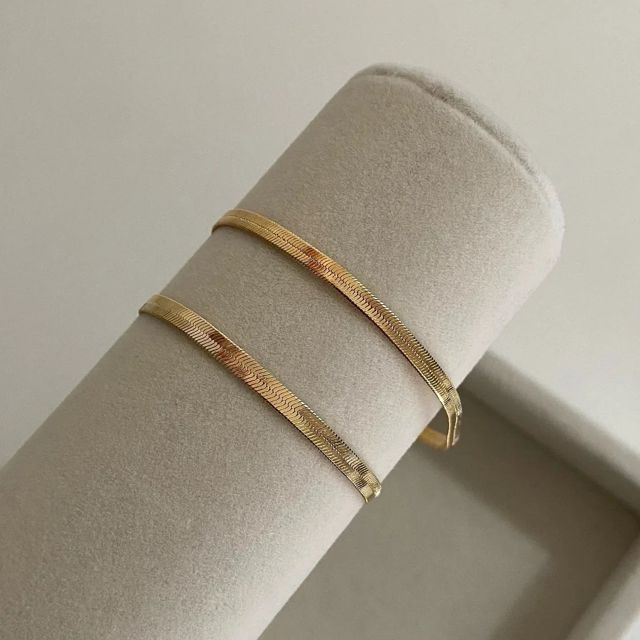 Stainless Steel Classic Snake Gold Color bracelet