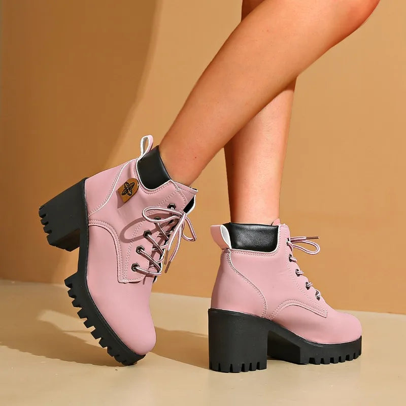 High Heeled Women Boots