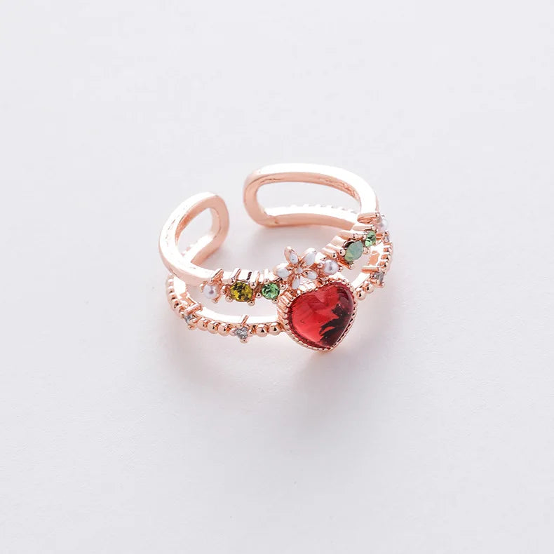 Korean Crystal Rings