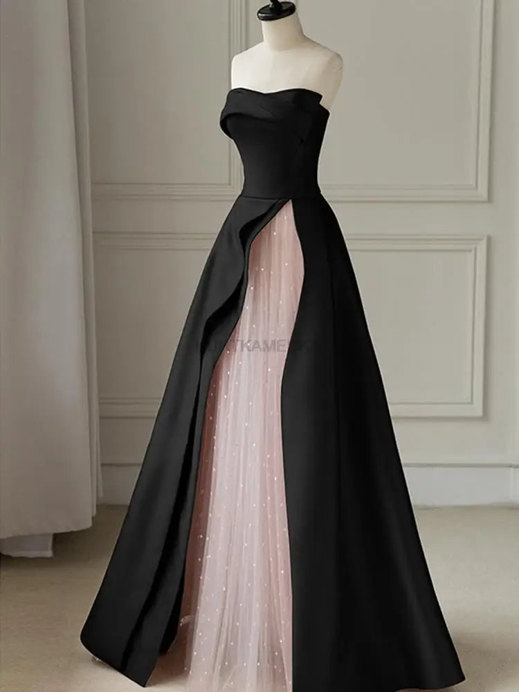 Luxury Elegant Strapless Long dress