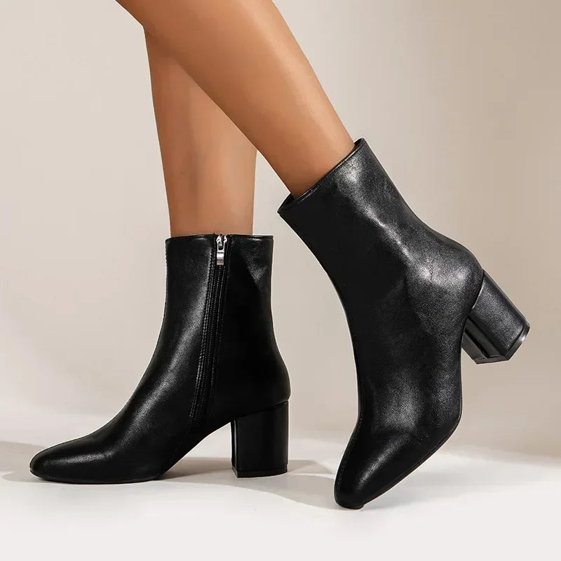 White Ankle Boots for Women