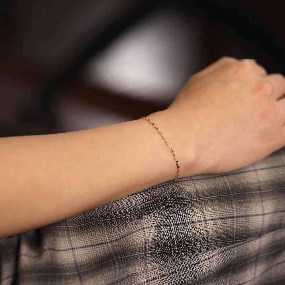 Adjustable Bracelet Stainless Steel Gold Plated