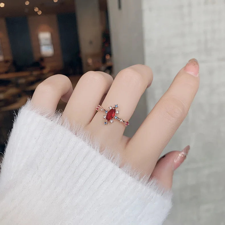 Korean Crystal Rings