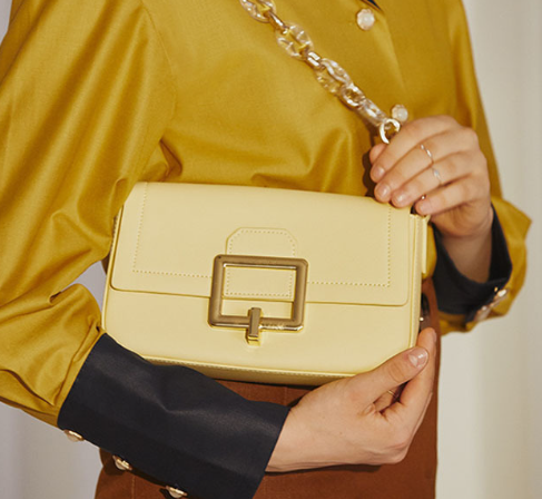 French Cowhide Crossbody Bag