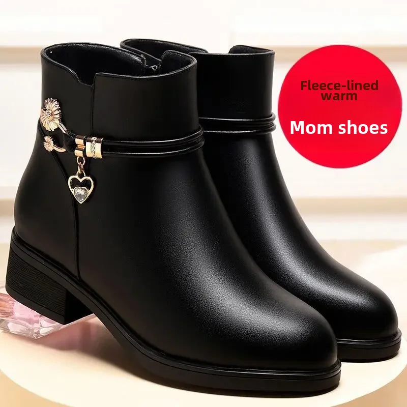 Winter Warm Leather Boots