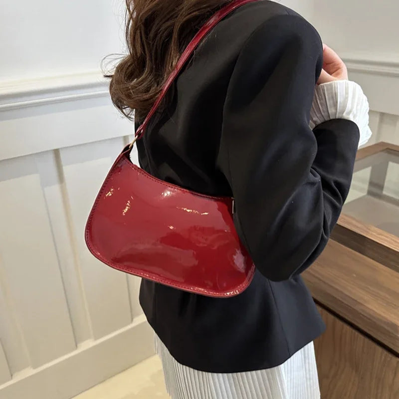 Vintage PU Leather Crossbody  bag