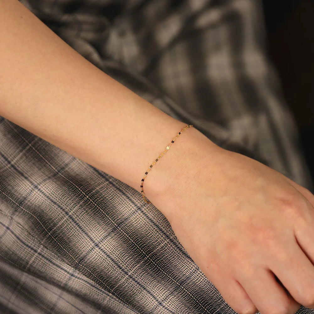 Adjustable Bracelet Stainless Steel Gold Plated