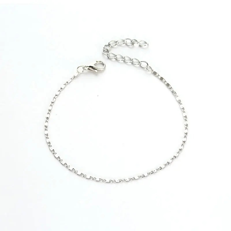 2PCS Fashion Retro Pearl Anklet  Set