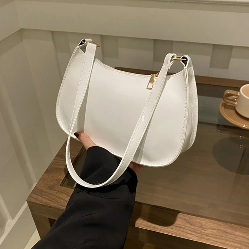 Vintage PU Leather Crossbody  bag