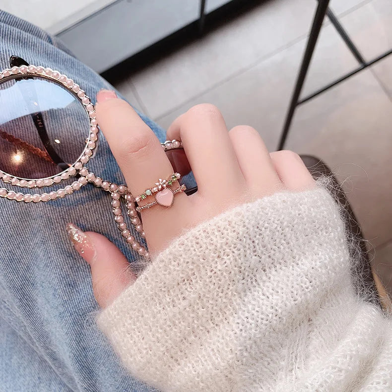 Korean Crystal Rings