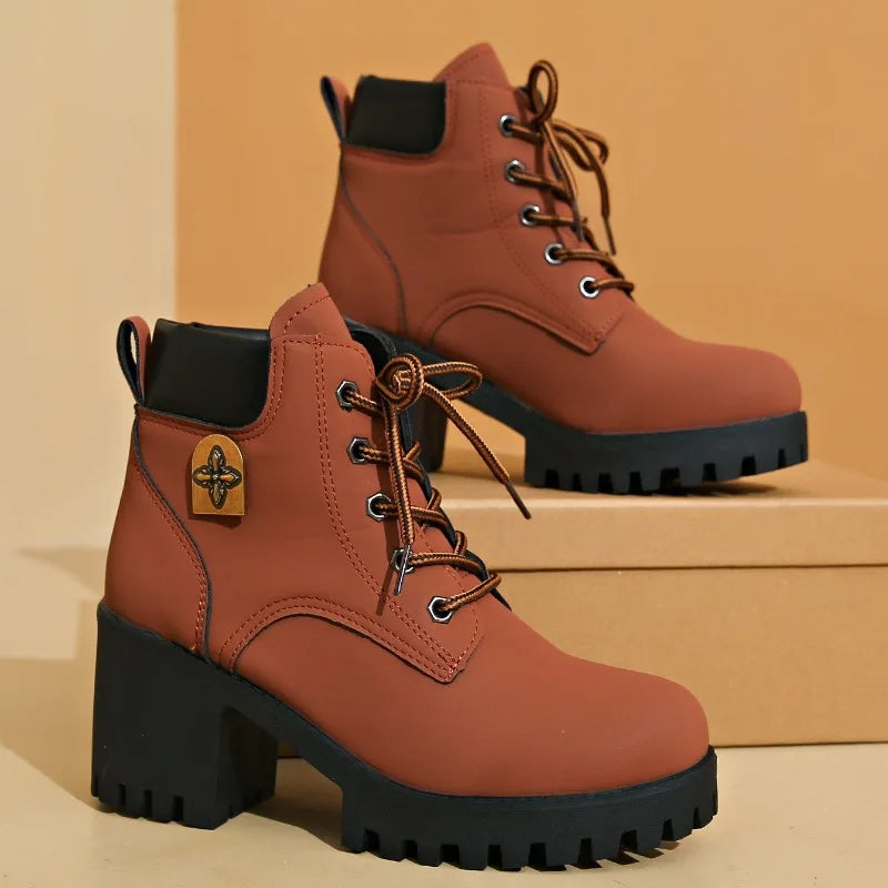High Heeled Women Boots