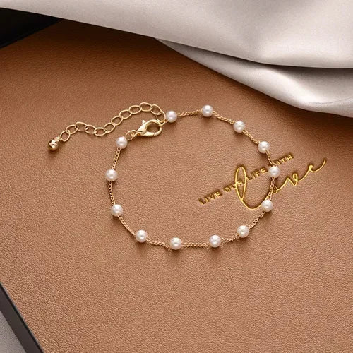 Gold stainless steel bracelet