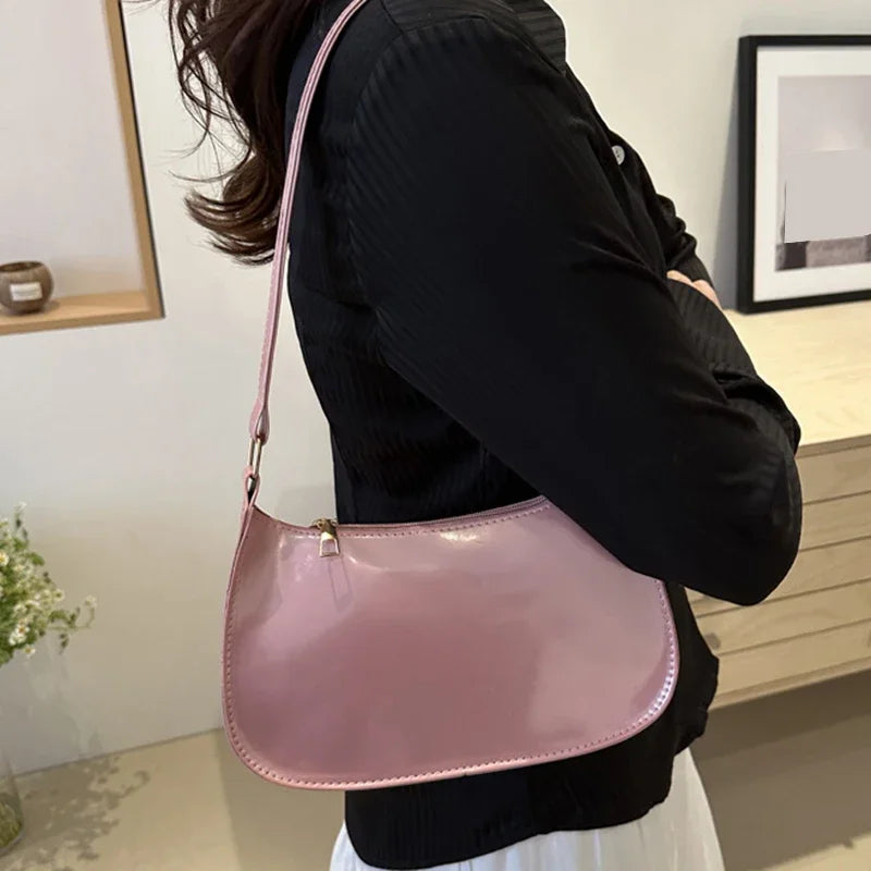 Vintage PU Leather Crossbody  bag