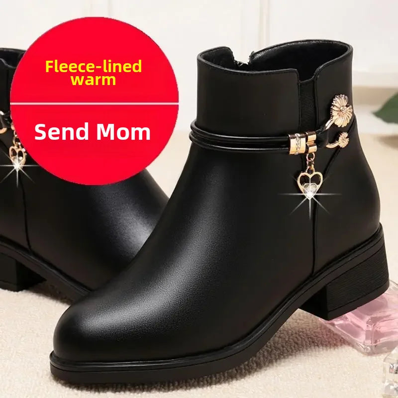 Winter Warm Leather Boots