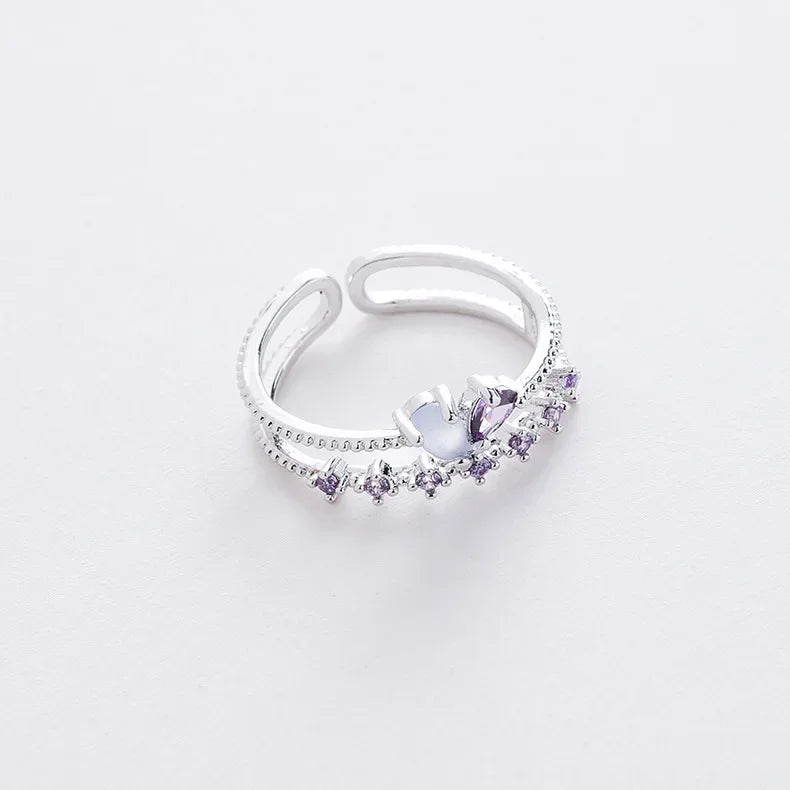 Korean Crystal Rings