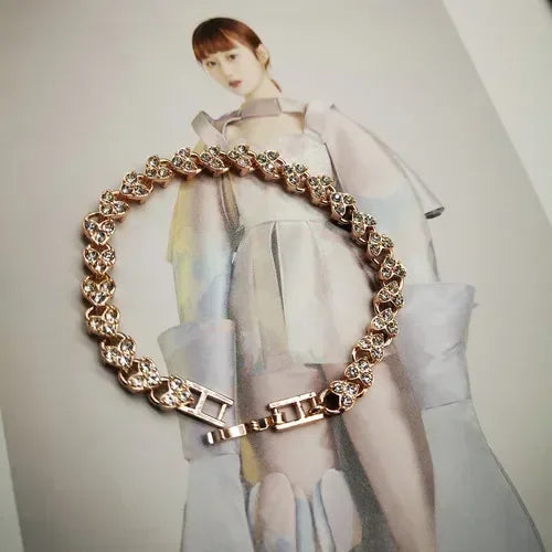 Gold stainless steel bracelet
