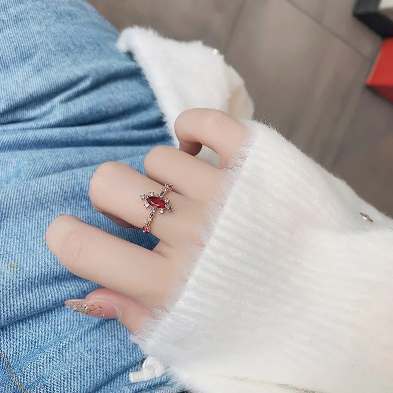 Korean Crystal Rings