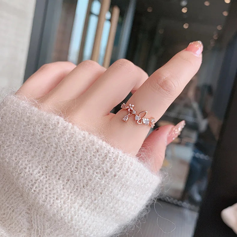 Korean Crystal Rings