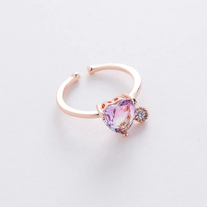 Korean Crystal Rings