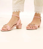 Rexine Fancy Block Heels