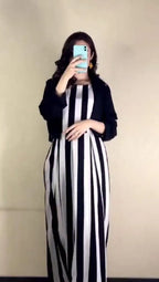 Stitched Linen Printed Maxi-Koti Suit