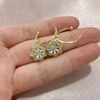 Flower Short Earrings