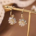 Flower Short Earrings