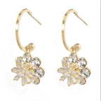 Flower Short Earrings