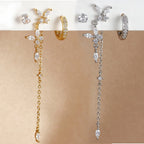 Three-piece Earrings Zircon earrings