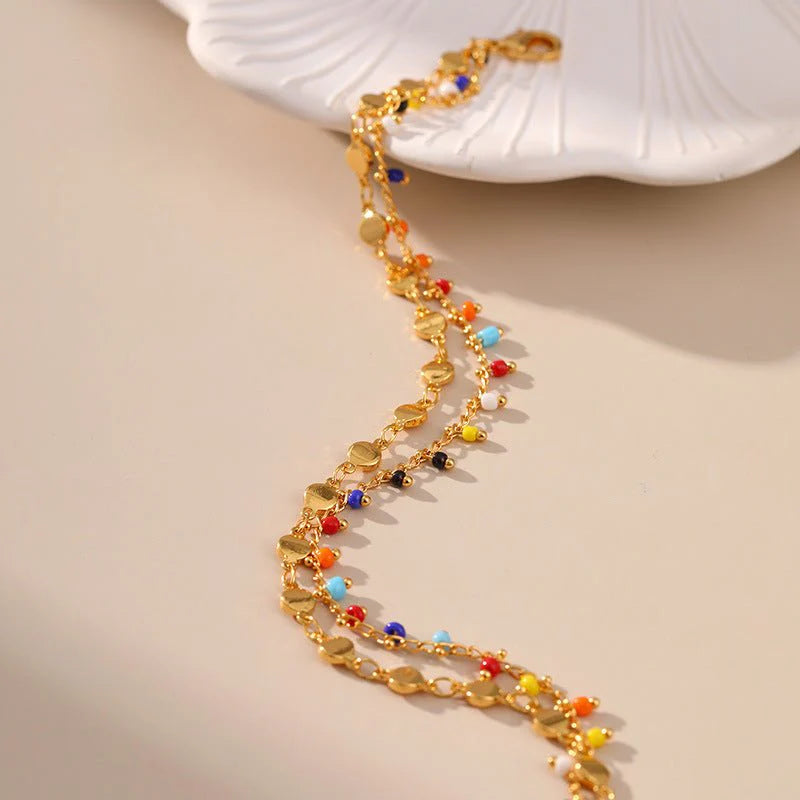 Small Beads Style Anklets