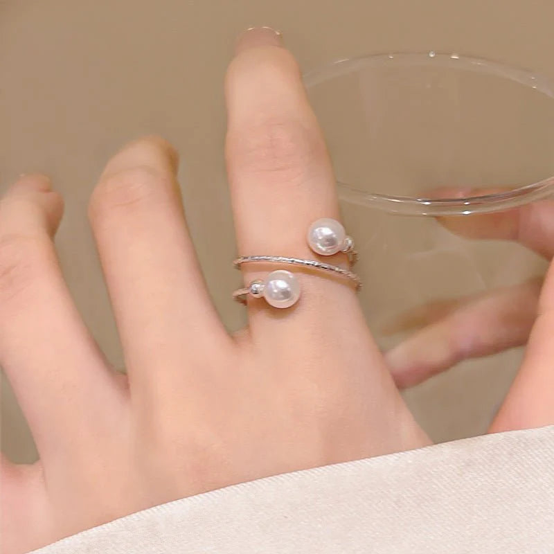 Pearl Opening Adjustable ring